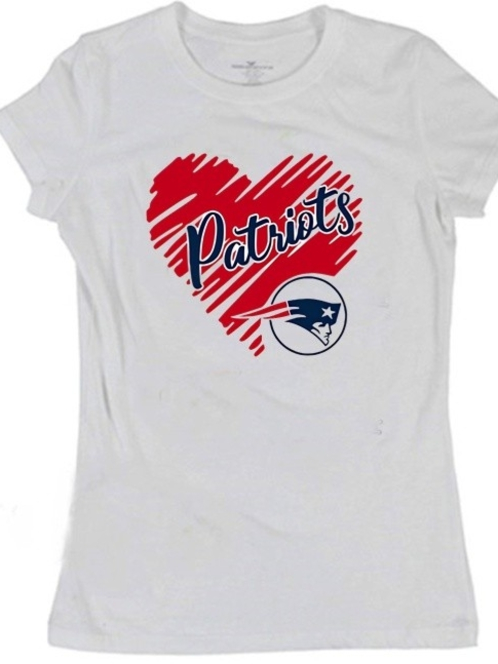 New England Patriots Women's Top White Size XL